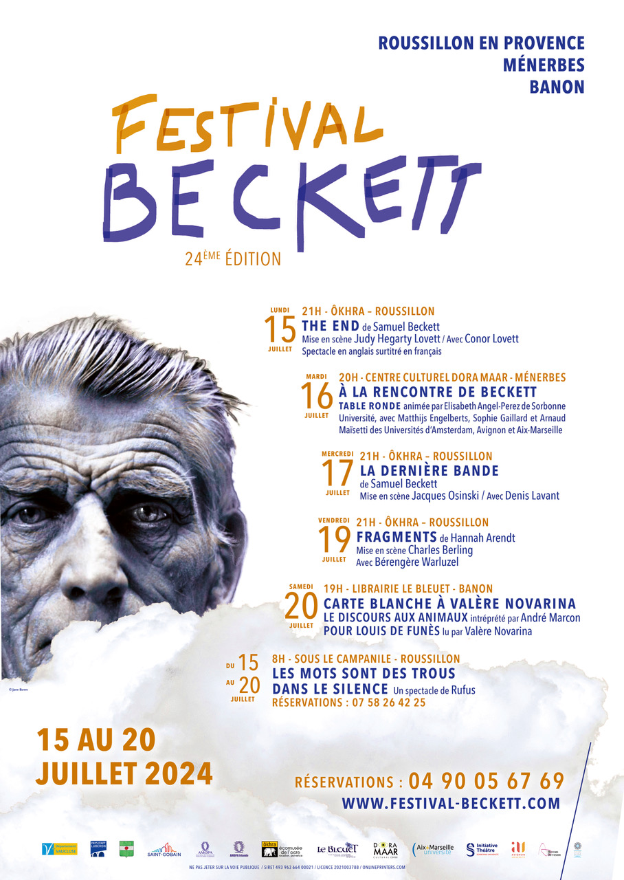 affiche Festival Beckett 2024
