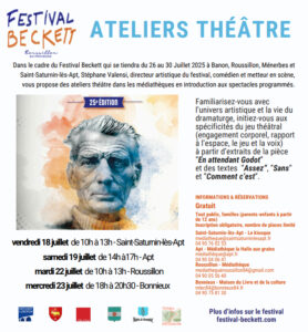 Ateliers théâtre 2025